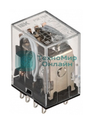 Реле РЭК 78-4 3А 24В DC IEK RRP20-4-03-024D