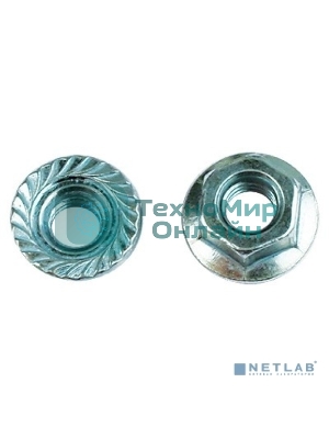 Гайка М10 с насечкой (уп. 100 шт) ДКС CM101000