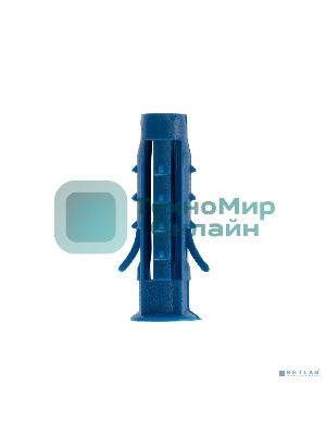 Дюбель распорный Kranz 6х25, синий, пакет (50 шт./уп.)