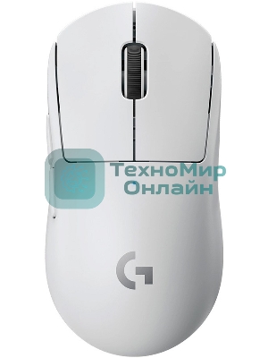 Мышь беспроводная Logitech G PRO X SUPERLIGHT белый, 25600 dpi, радиоканал, USB, кнопки - 5