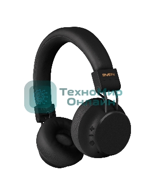 Беспроводные/проводные наушники Sven AP-B710MV черный, полноразмерные, Bluetooth + Jack 3.5 мм, складная конструкция, до 22 ч