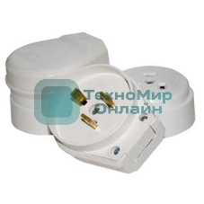 Разъем РШ-ВШ 32А 220В бел. РВШ 32-002