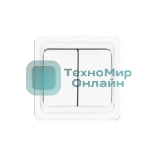 Выключатель 2-кл. СП Валери 10А IP20 белый Universal В0023