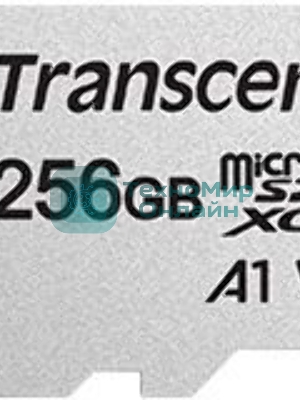 Флеш карта microSD 256Gb Transcend microSDXC Class 10 UHS-I U3, V30, A1, (SD адаптер), TLC