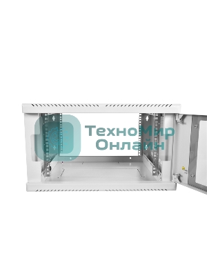 Шкаф телеком. настен, 6U, 600x650 дверь стекло (ШРН-6.650) (1 коробка)