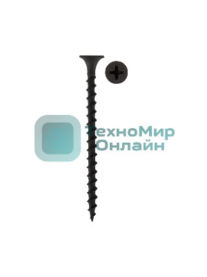 Саморез гипсокартон-металл Kranz 3.5х55, упаковка поставщика (4 000 шт.)