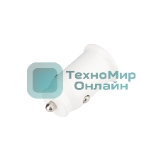 Автозарядка в прикуриватель Rexant АЗУ USB-A+USB-C, 2.4 A белый