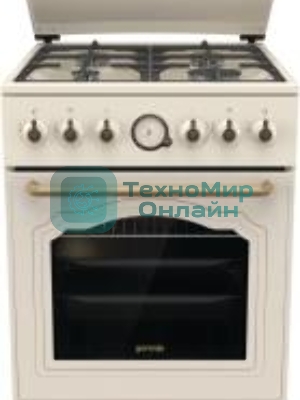 Плита газовая Gorenje GGI5BCLI бежевый, конфорок 4 газовых, духовка 67 л, 50 см x 85 см x 59.4 см