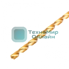 Сверло спиральное по металлу Matrix 5 x 300 мм, HSS, нитридтитановое покрытие
