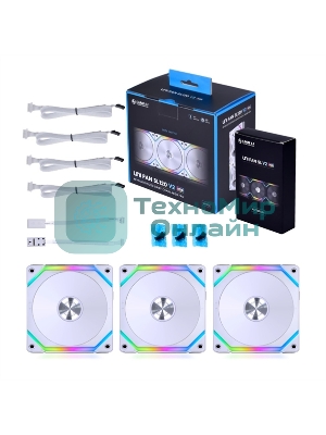 Вентилятор для корпуса LIAN LI SL V2 120 White (3pcs) G99.12SLV23W.00 белый 120мм 2000rpm 29.2db 7-pin