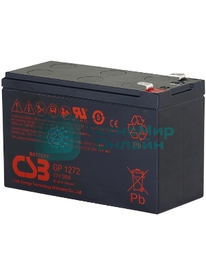 Батарея CSB GP 1272 12V 7.2Ah F2 28W