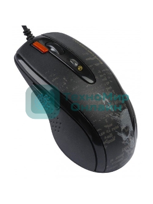 Мышь проводная A4Tech F5 черный, 3000 dpi, USB, кнопки - 7