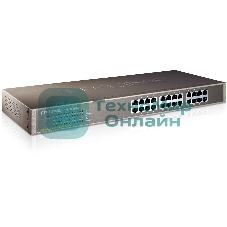 Коммутатор сетевой TP-Link SMB TL-SF1024 Коммутатор 24-port 10/100M Switch, 1U 19-inch rack-mountable steel case