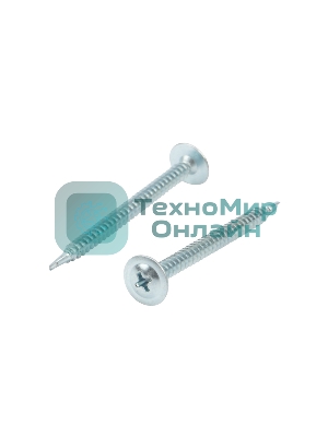 Саморез с прессшайбой Kranz ПШС сверло 4.2х50, короб (200 шт./уп.)