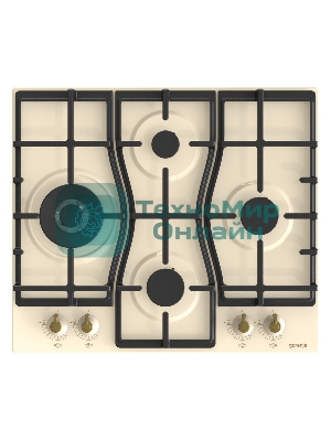 Газовая варочная панель Gorenje GW6D42CLI слоновая кость