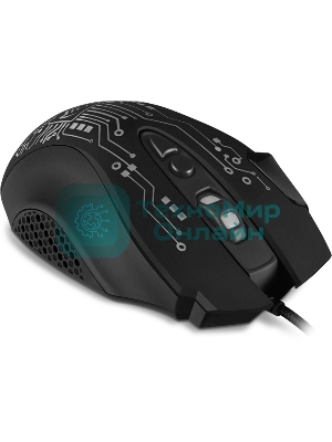 Мышь проводная SVEN RX-G715 черный, 3200 dpi, USB, кнопки - 8