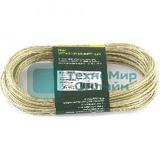 Трос Сибртех металлополимерный прозрачный ПР-2,5