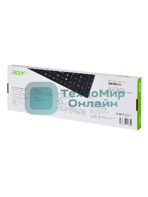 Клавиатура проводная Acer OKW010 ZL.KBDEE.002, USB, черный
