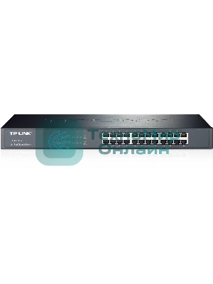 Коммутатор сетевой TP-Link SMB TL-SG1024 Коммутатор 24LAN 10/100/1000Mb/s Unmanagersd Gigabit Rackmount Switch