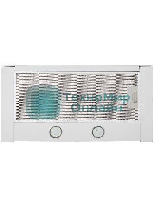 Вытяжка встраиваемая Maunfeld Ouse Touch Glass 60 белый, 60 см, 750 куб. м/ч, 48 дБ