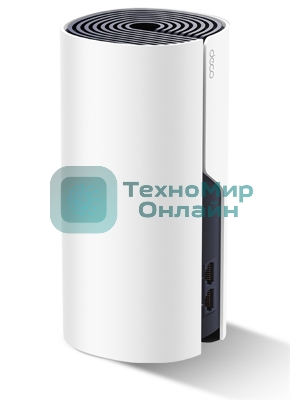 Домашняя Mesh TP-Link Wi-Fi система Deco M4 (1-Pack), 1167 Мбит/с (5 ГГц: до 867 Мбит/с + 2,4 ГГц: до 300 Мбит/с), 2 порта 1000 Мбит/с, 2 встроенные антенны на каждом модуле Deco