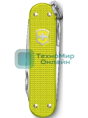 Нож перочинный Victorinox Alox Classic (0.6221.L23) 58мм 5 функций желтый подар.коробка