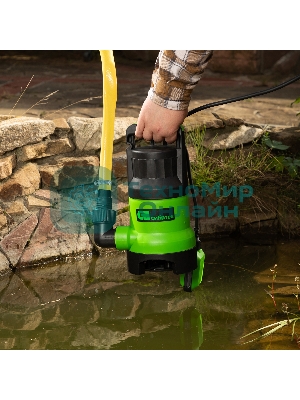 Дренажный насос Сибртех для грязной воды СДН800-35 800 Вт напор 9 м 13500 л/ч