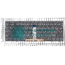 Клавиатура для ноутбука HP Spectre 13-AF белая с подсветкой