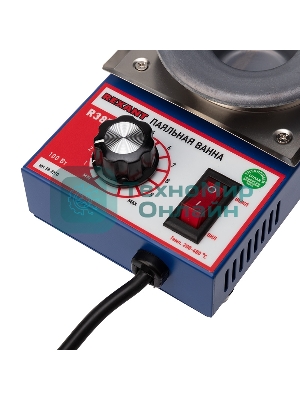 Паяльная ванна Rexant, модель R38F, 100 Вт, ø 38 мм, 200-480 °C, бессвинцовая