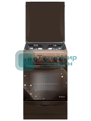 Плита газовая Gefest ПГ 5100-02 0310 коричневый, конфорок 4 шт, духовка 52 л, 50 см x 85 см x 58.5 см