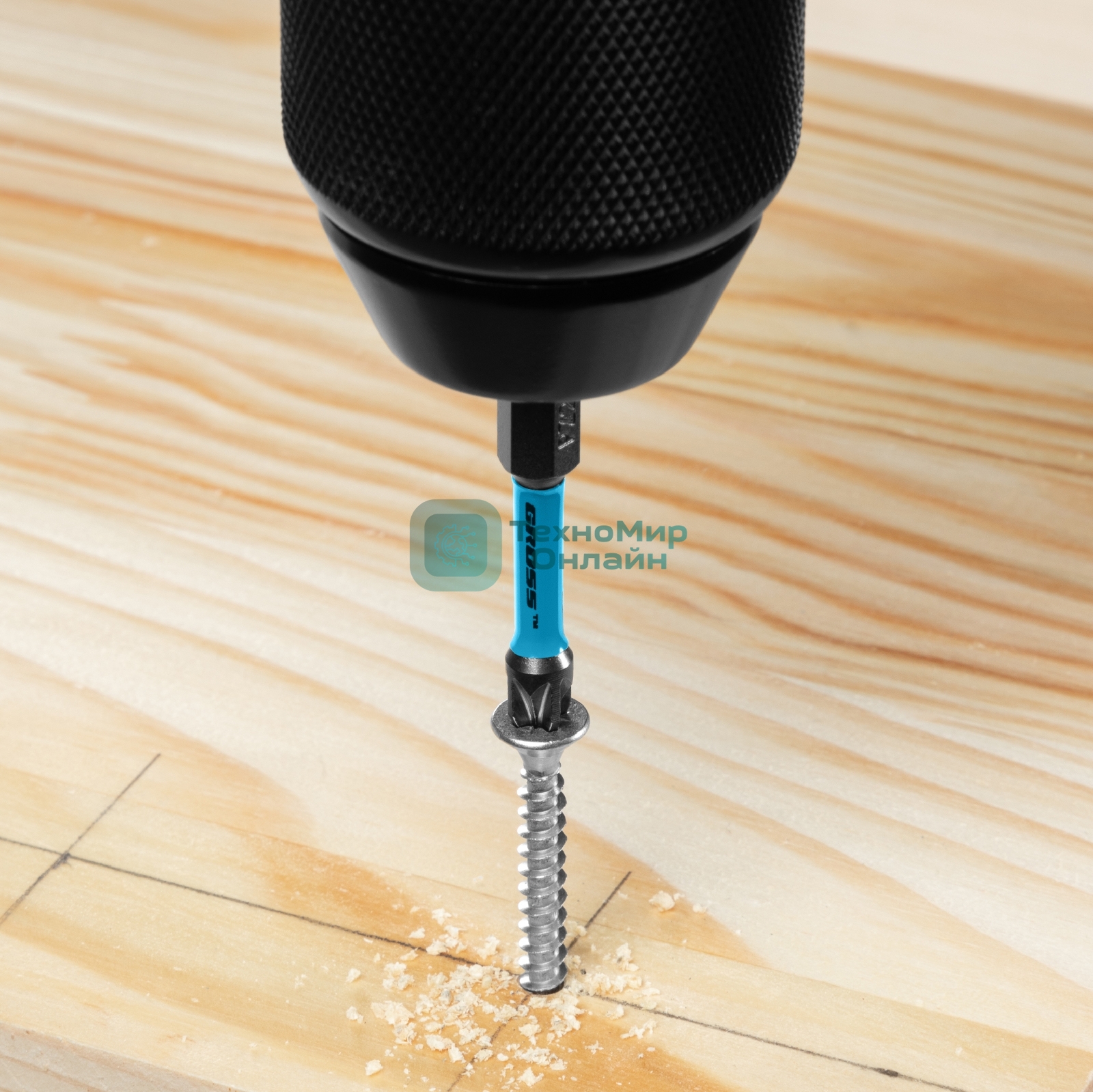 Набор бит торсионных Gross PZ2x50 мм, для ударных шуруповертов, 10 шт.