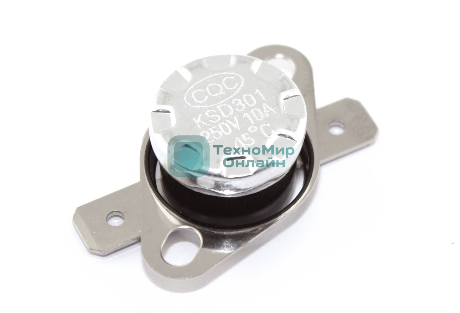 Термостат биметаллический KSD301 10А/45 С нормально замкнутый