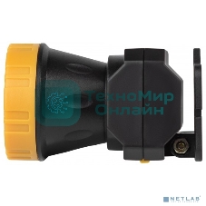 Фонарь налобный светодиодный ЭРА GA-802 аккумуляторный мощный яркий 2 режима желто-черный