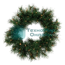 Еловый венок Neon-night Ø 45 см, леска