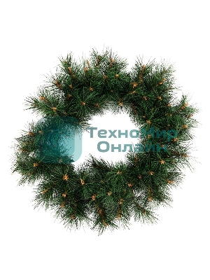 Еловый венок Neon-night Ø 45 см, леска