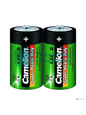 Элемент питания солевой Camelion R R20 (шринка 2шт) 1.5 В