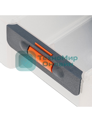 Органайзер Stels для хранения с выдвижными лотками 310х150х260мм, 4 секции, пластик