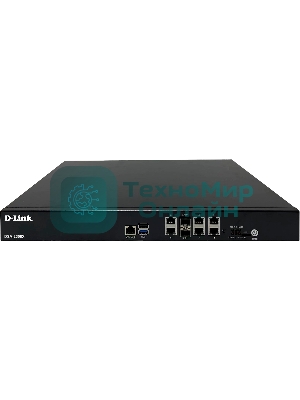 Маршрутизатор D-Link DSA-2308X/A1A, 6x1000Base-T, 2x10Gbase-X SFP+, 2xUSB ports, RJ45 Console