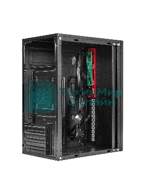 Компьютерный корпус Minitower ExeGate EX298810RUS BAA-403U2 (mATX, без БП, 1*USB+2*USB 3.0, HD Audio, черный)