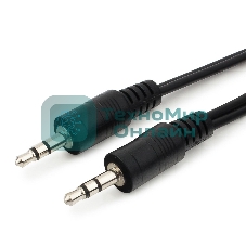 Кабель аудио Cablexpert CCA-404-2M, Jack3.5 - Jack3.5, 2м