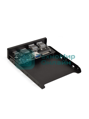 Планка USB на переднюю панель ExeGate U3H-621, 3,5