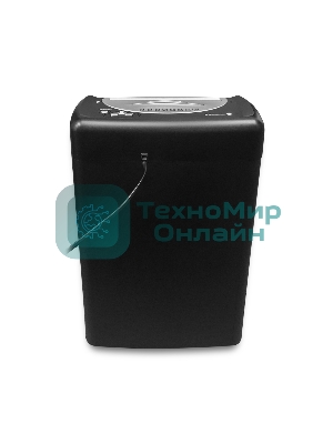 Шредер ГЕЛЕОС УМ30-2 (DIN P-2) фрагмент 5,8мм, 22 листа (70гр./м²), 30 литров, Уничт.скобы,скрепки,пл.карты,CD