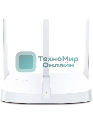 Роутер Mercusys MW306R 300 Mbps Multi-Mode Wireless N Router, 3 × Fixed External Antennas, 3× 10/100 LAN Port, 1× 10/100 WAN Port, 4 in 1- Access Point/Router/Range extender/WISP Mode, WPS/Reset Button, Parental Controls, Guest Network