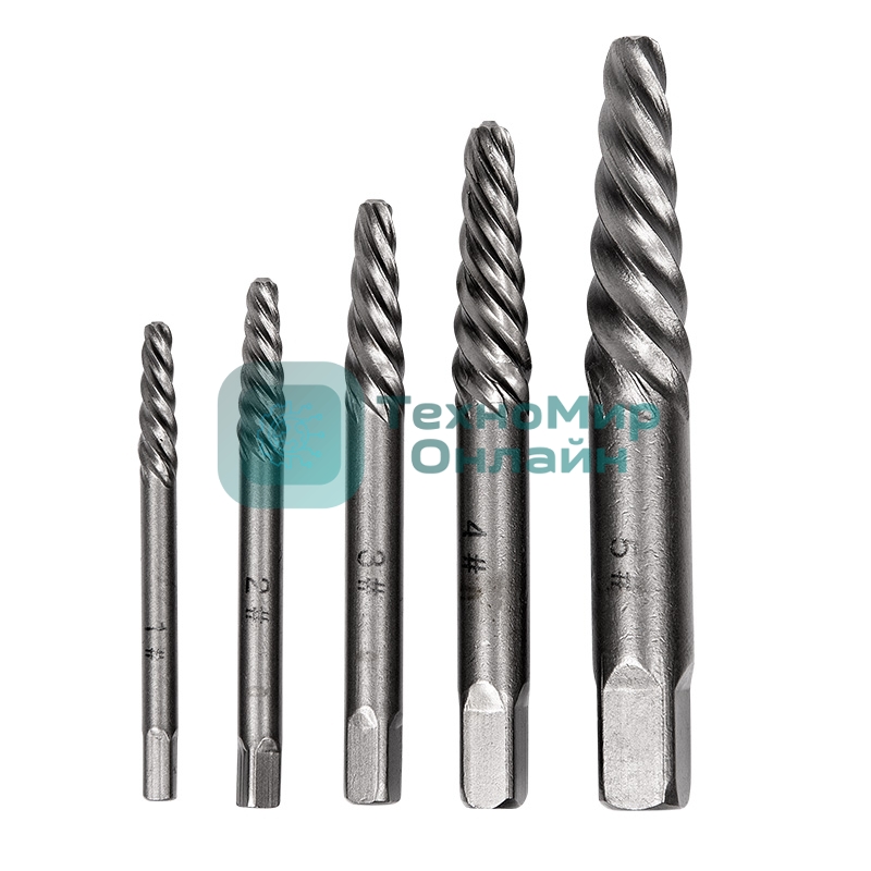 Набор экстракторов для шурупов № 1 Kranz