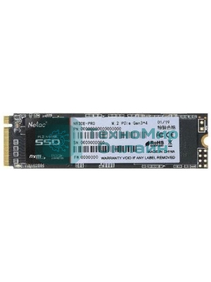Накопитель SSD Netac N930E Pro, 512Gb, PCIe 3.0 x4, M.2 2280, NVMe, R/W 2080/1700