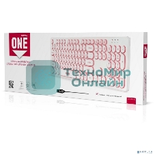 Клавиатура проводная с подсветкой Smartbuy ONE 328 USB белая SBK-328U-W