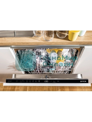 Встраиваемая посудомоечная машина Gorenje GV643D90, черный, 60 см, 16 компл., 45 дБ, класс A+++
