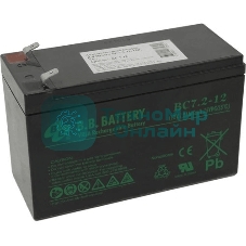 Батарея для ИБП B.B.Battery BC 7.2-12 (12V 7.2Ah)