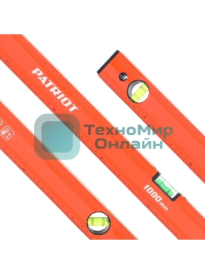 Уровень PATRIOT LCP-1000, алюминиевый фрезерованный, 1000мм