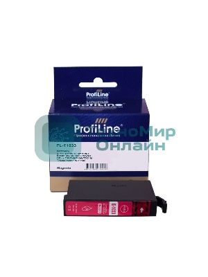 Картридж струйный ProfiLine PL-T1033 для принтеров Epson Stylus TX550/Stylus Office T30/T40/T40W/TX510/TX600/TX600FW/T1100 с чернилами Magenta 11,1 мл